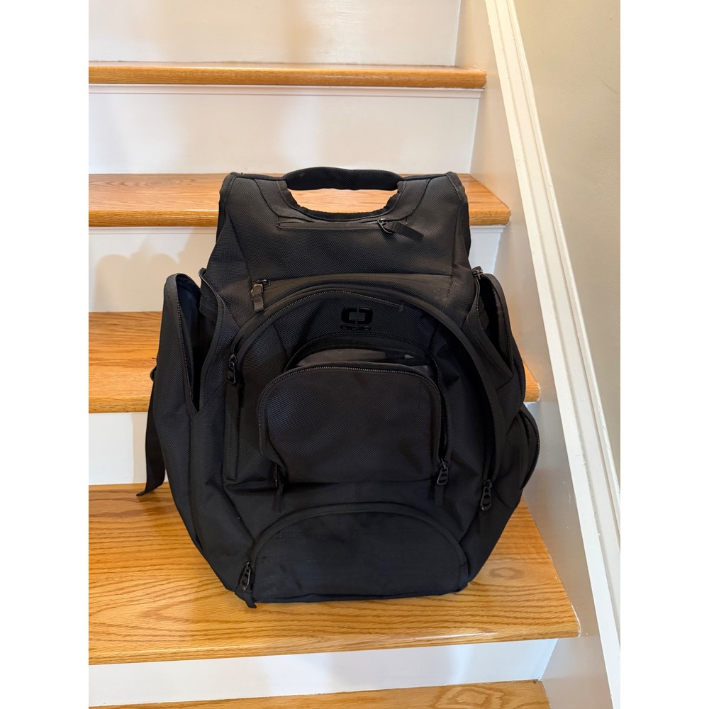 OGIO Black Multi-Compartment Laptop Backpack Back to School Gym Travel unisex
